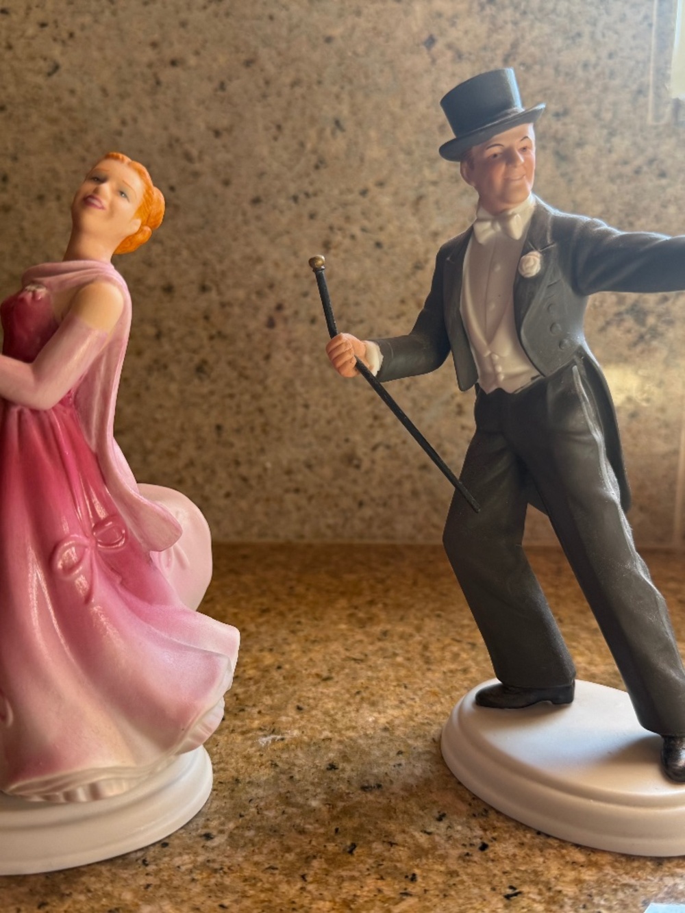 Fred Astaire & Ginger Rogers Vintage Avon Porcelain Figurines